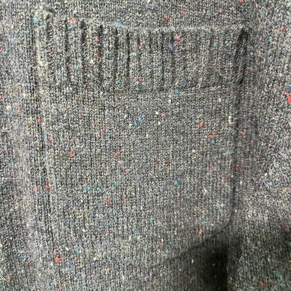 Percival Men’s XL Wool Cardigan - Navy Blue with Contrast Trim - Picture 9 of 14